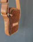 Wayfarer Utility Sling: Leopard & Tan